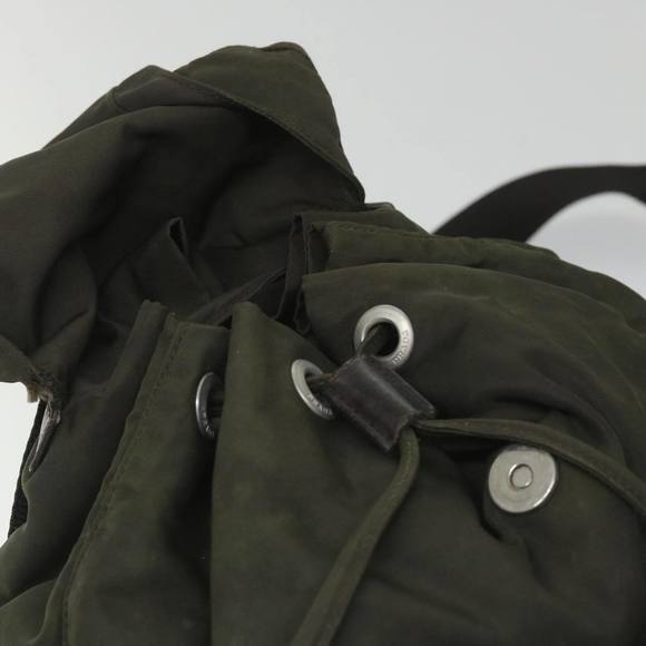 PRADA Backpack Nylon Khaki Auth 57050 - Picture 10 of 16